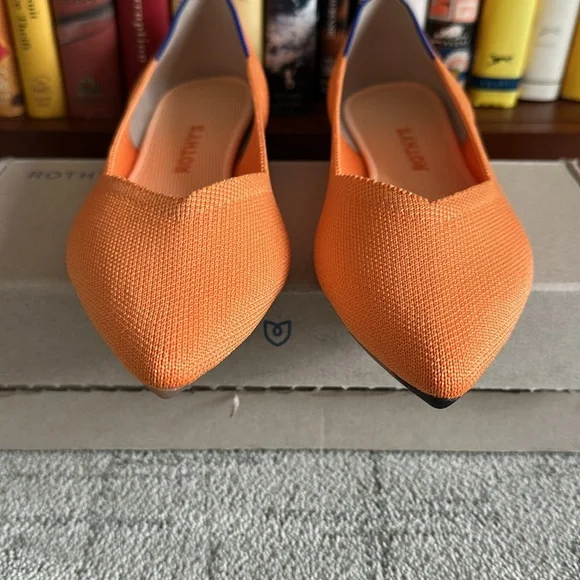 Rothy’s The Point Tangerine size 8.5 - Picture 7 of 12